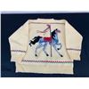 Image 1 : Handmade Knit Pullover Merry-Go-Round Sweater
