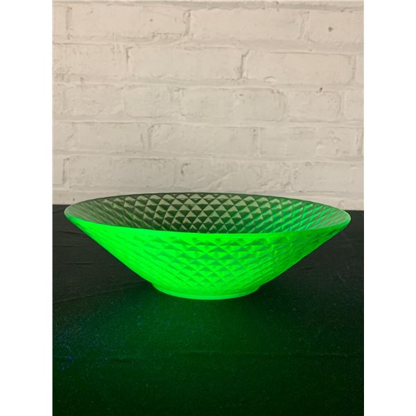 Vintage Uranium Glass Bowl
