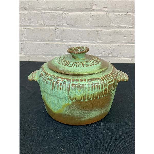 Frankoma Pottery Dish w Lid