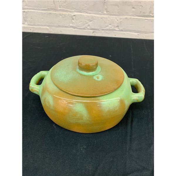 Frankoma? Pottery Serving Dish w Lid