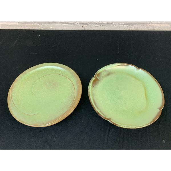 Lot of 2 Frankoma Pottery Plates