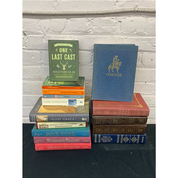 Lot of 15 Books Jane Eyre, Wuthering Heights, Charles Dickens, etc
