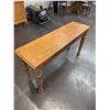 Image 7 : Antique Oak Sofa Side Console Hall Table