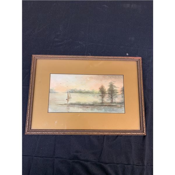 Original Framed Watercolour Painting 14" x 10"