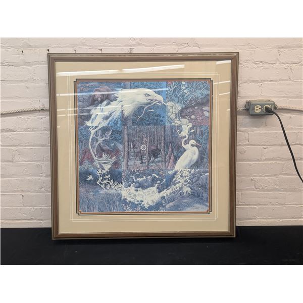 "Sacred Circle" Bev Doolittle framed Print # 35,318/40,192
