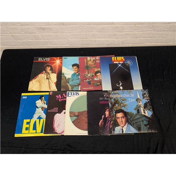 Lot of 9 Elvis Presley Records