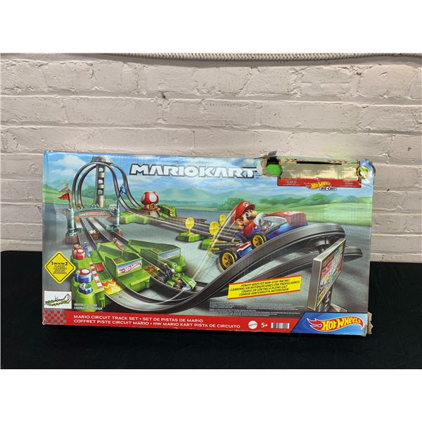 Hot Wheels Die Cast Mario Kart Circuit Track Set (opened)