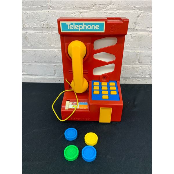 Vintage Fisher Price Telephone Pretend Play Toy