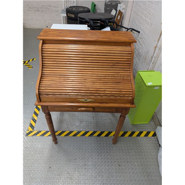 Oak Roll Top Desk