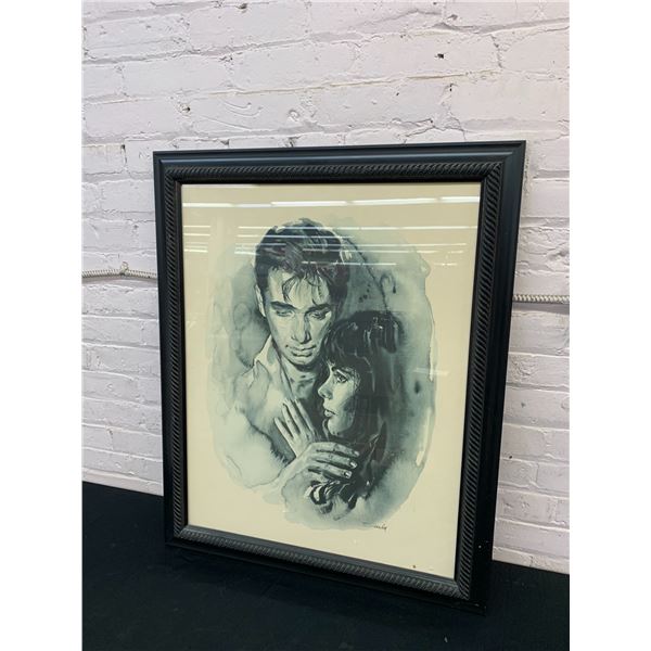 Sandu Liberman "Young Lovers" Framed Art Print