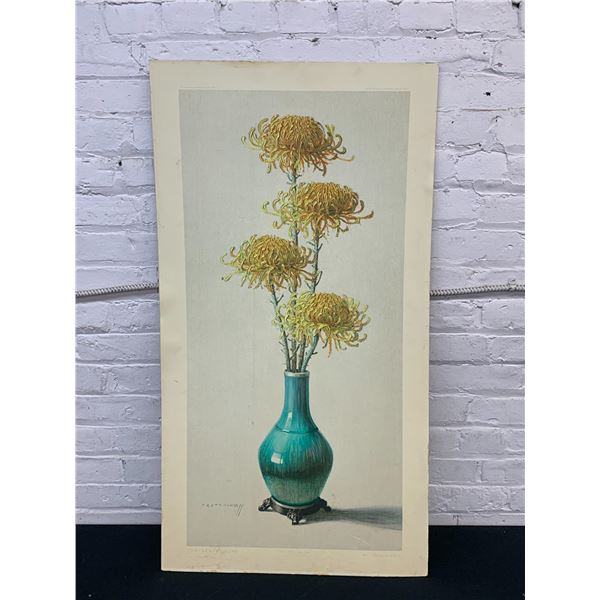 Tretchikoff Chrysanthemums Large Print 40" x 21.5"