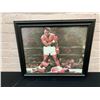 Image 1 : Framed Boxing Muhammad Ali Drawing Print 2ft x 19"