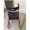 Image 2 : Drive Medical Nitro Rollator 10" Casters Red