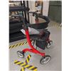 Image 3 : Drive Medical Nitro Rollator 10" Casters Red