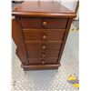 Image 4 : Modern End Table with Magazine Rack 3 Drawers