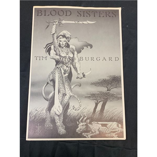 Blood Sisters 1982 Tim Burgard Signed 11x16" Prints x6