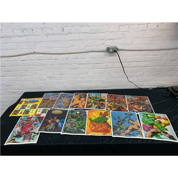 1980 Marvel 11x14 Portfolios 3 Sets of 4