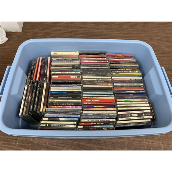 Tub of 110 CDs Lots of Rock