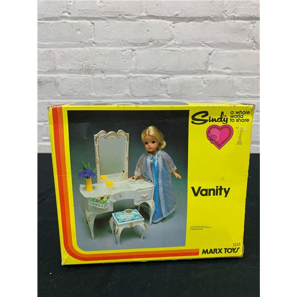 Marx Sindy 1970s Vanity w Accessories