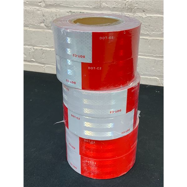 6 NEW Rolls of Reflective Tape