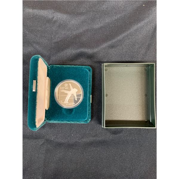 1988 Calgary Olympic $20 Figure Skating Coin Sterling Silver