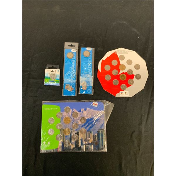 Vancouver 2010 Canadian Coin Sets, Promotional Coin and Pin Sets, Quarter