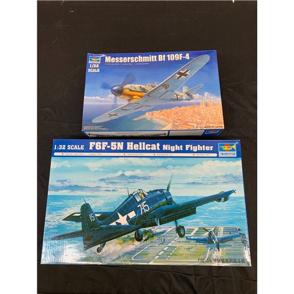 Lot of 2 Trumpeter 1/32 Scale Model Kits #02259 and #02292