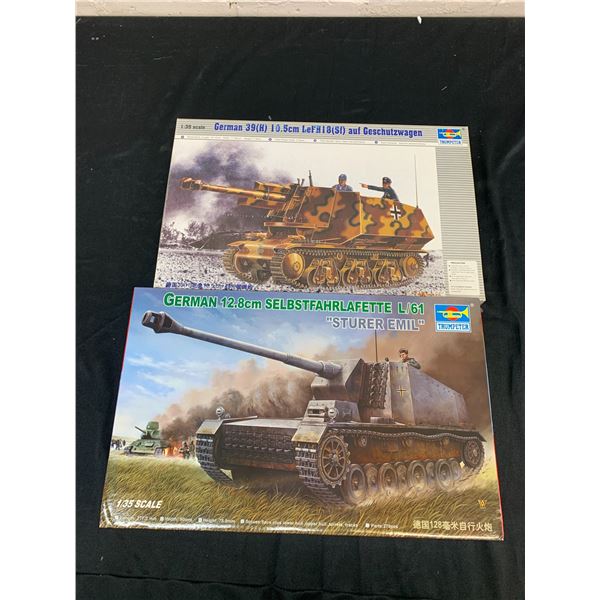 Lot of 2 Trumpeter 1/35 Scale Model Kits #00350 and #00353