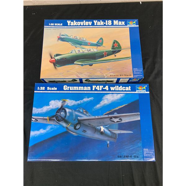 Lot of 2 Trumpeter 1/32 Scale Model Kits #02223 and #02213