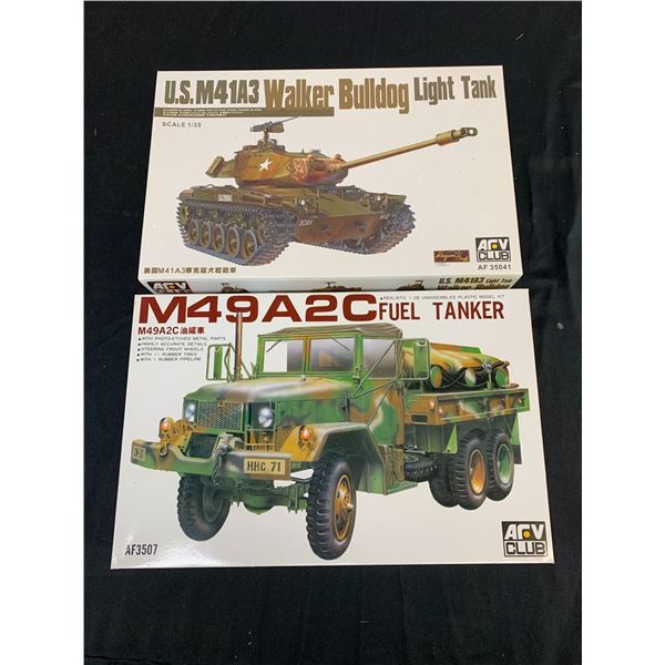 Lot of 2 AFV Club 1/35 Scale Model Kits #AF3507 and #AF35041