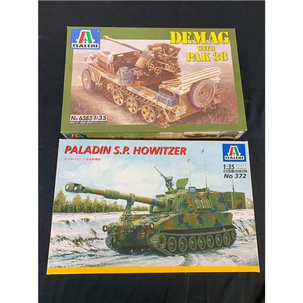 Lot of 2 Italeri 1/35 Scale Model Kits #372 and #6383