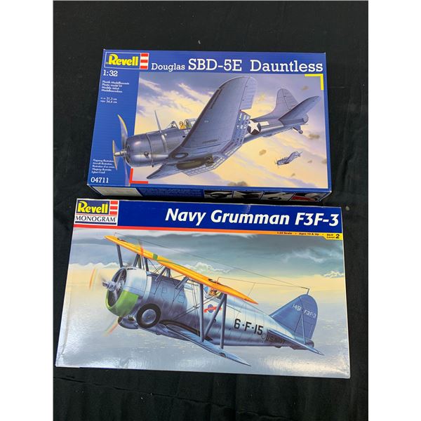 Lot of 2 Revell 1/32 Scale Model Kits #85-5835 and #04711