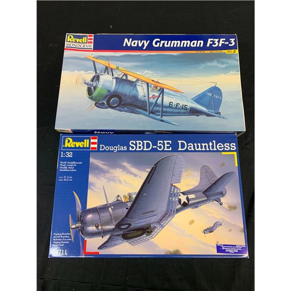 Lot of 2 Revell 1/32 Scale Model Kits #04711 and #85-5835