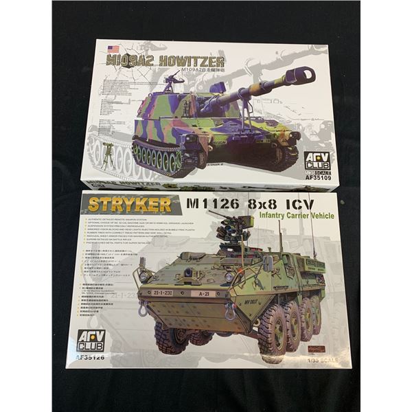 Lot of 2 Model Kits by AFV Club 1/35 Scale #AF35126 and #AF35109