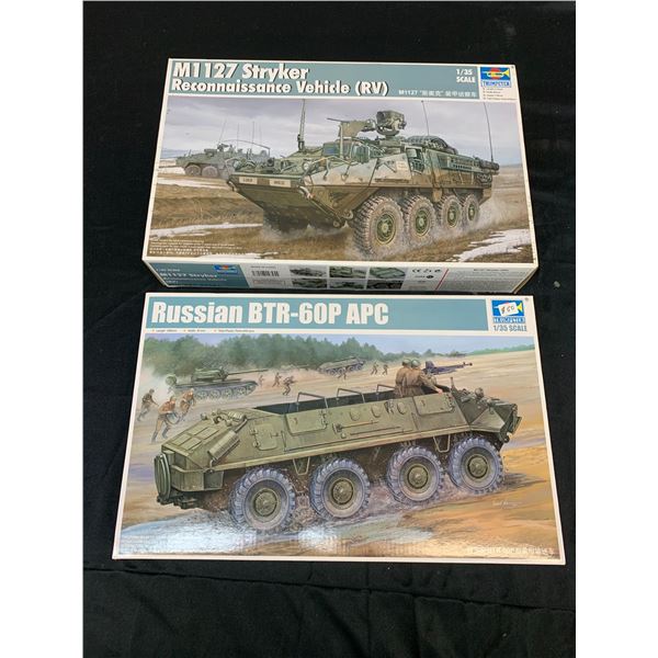 Lot of 2 Trumpeter 1/32 Scale Model Kits #01542 and #M1127