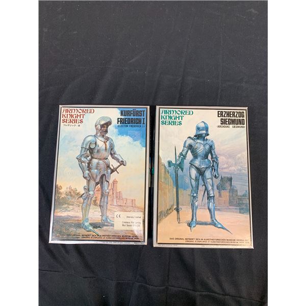 Lot of 2 1/12 Scale Kakagu Imex Imai Armored Knight Series #B-1392-800 and B-1393