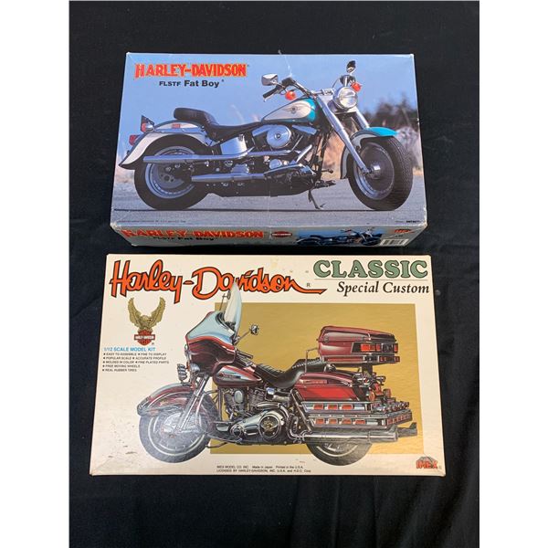 Lot of 2 Harley Davidson Model Kits 1/12 Scale #456 and #461 IMEX