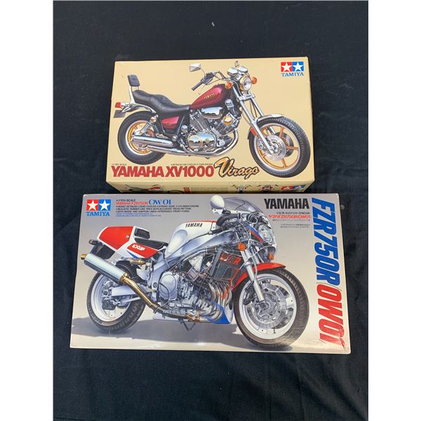 Lot of 2 Tamiya Model Kits 1/12 Scale #FZR750R and #14044