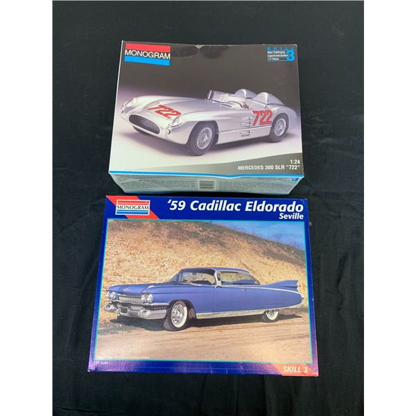 Lot of 2 Monogram Model Kits 1/24 Scale #2972 and 1/25 Scale #2463