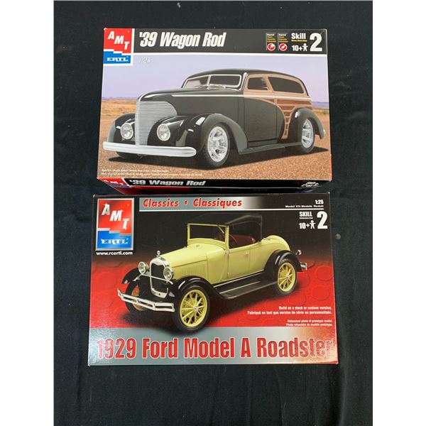 Lot of 2 AMT ERTL 1/25 Scale Model Kits #30087 and #31757