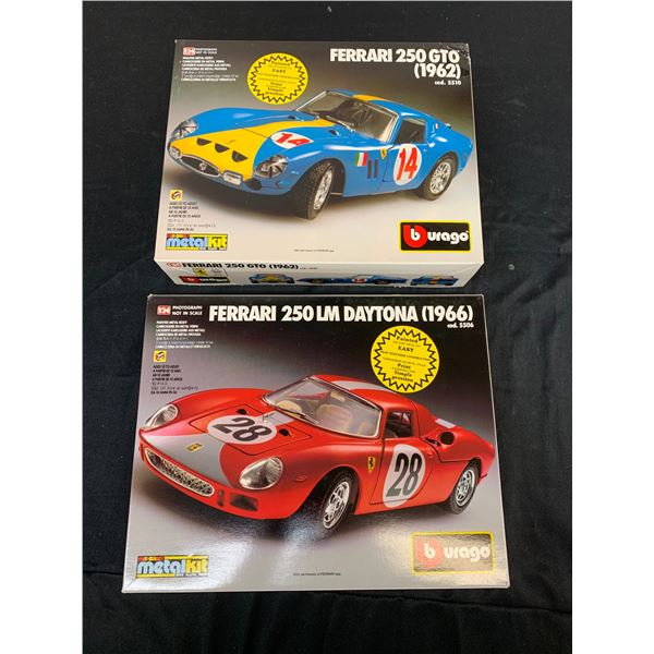 Lot of 2 Burago Model Kits 1/24 Scale #5506 and #5510
