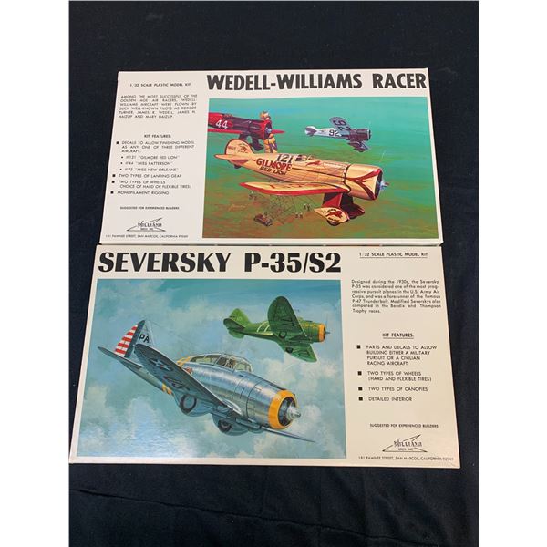 Lot of 2 Williams Bros Model Kits 1/32 Scale #32-135 and #32-121
