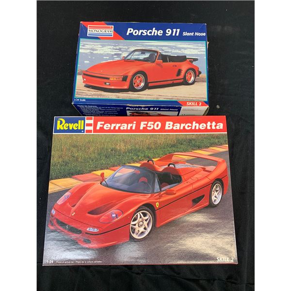 Lot of 2 Model Kits Monogram 1/24 Scale #2788 and Revell #7610