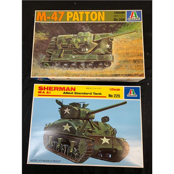 Lot of 2 Italeri 1/35 Scale Model Kits #208 and #225