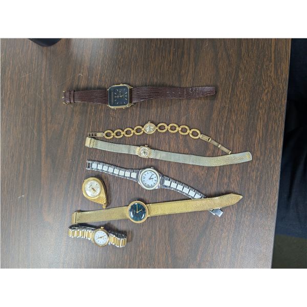 Lot of 7 Vintage Watches Timex Cardinal Teltime Provita etc