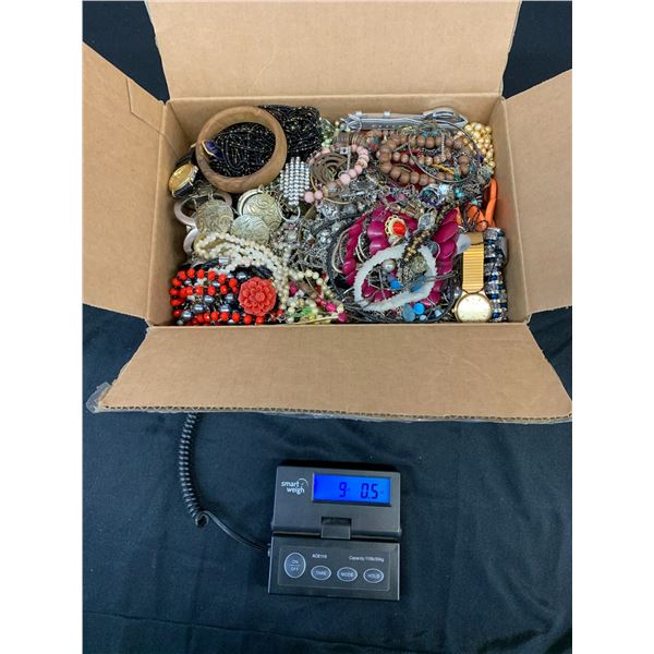 9lbs of Unsorted Costume Jewelry