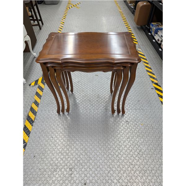 Set of 3 Wooden Nesting Tables