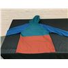 Image 4 : LLBean Size XL Windbreaker Light Zip-Up Block Colour Jacket