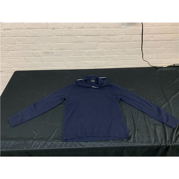 Emporio Armani Size XL Cashmere Dark Blue Sweater