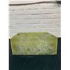 Image 5 : Solid Green Stone Ink Desktop Set with Bronze Elephant